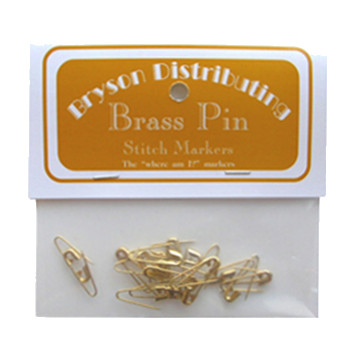 Bryson Coiless Brass Pins  ¾"