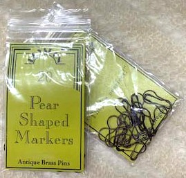 Bryson Pear Pins Antique Brass