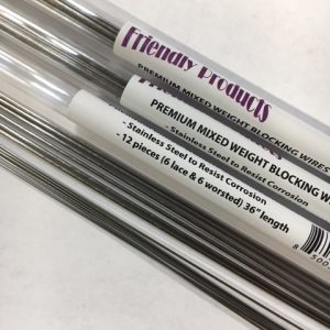 FP St Stl 36" MIXED Blocking Wires Tube of 12 (black cap)