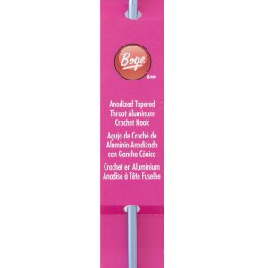 Aluminum Boye Crochet Hook F