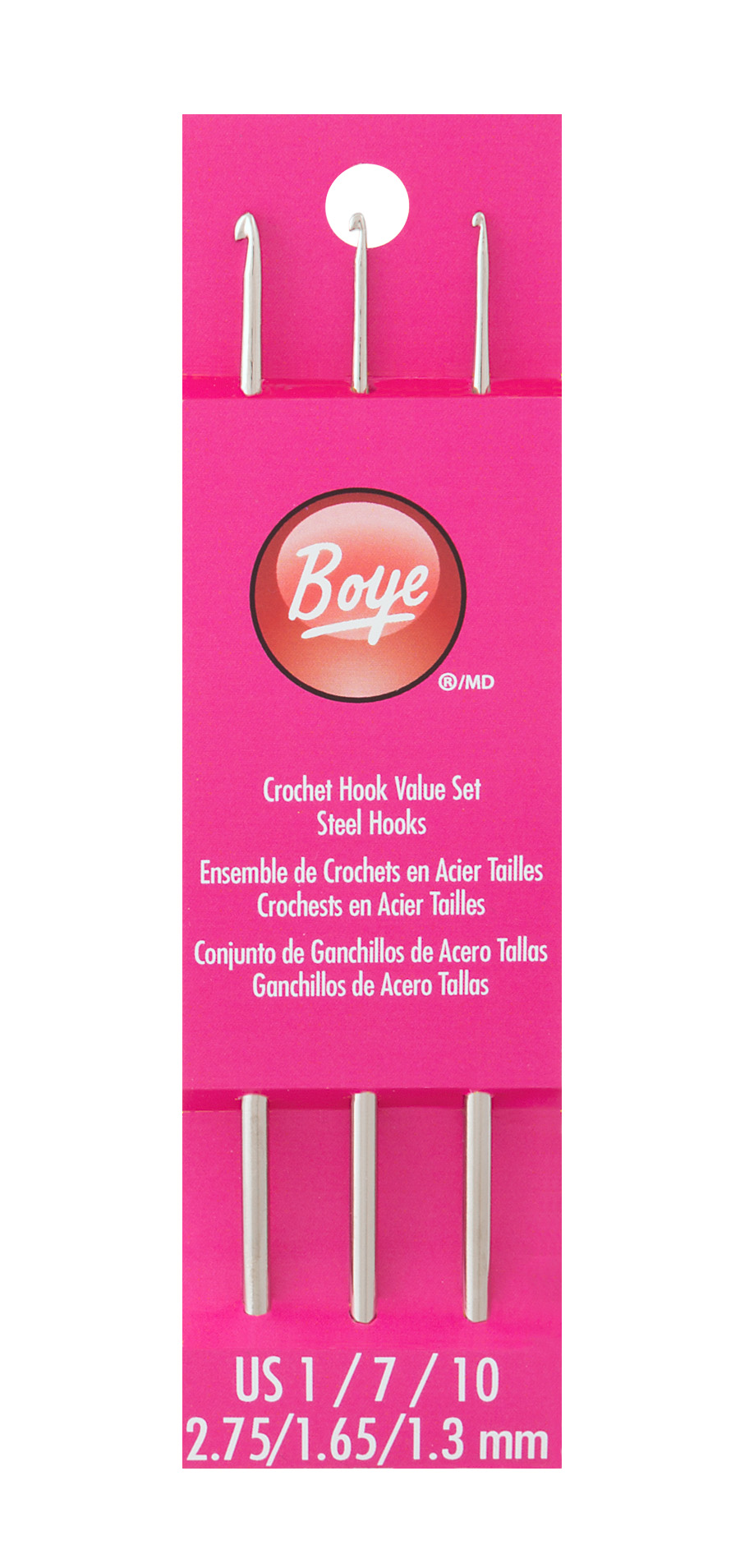 Steel Crochet Hook Set