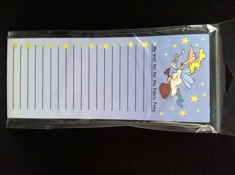 Wish List Quilt To Do Note Pad