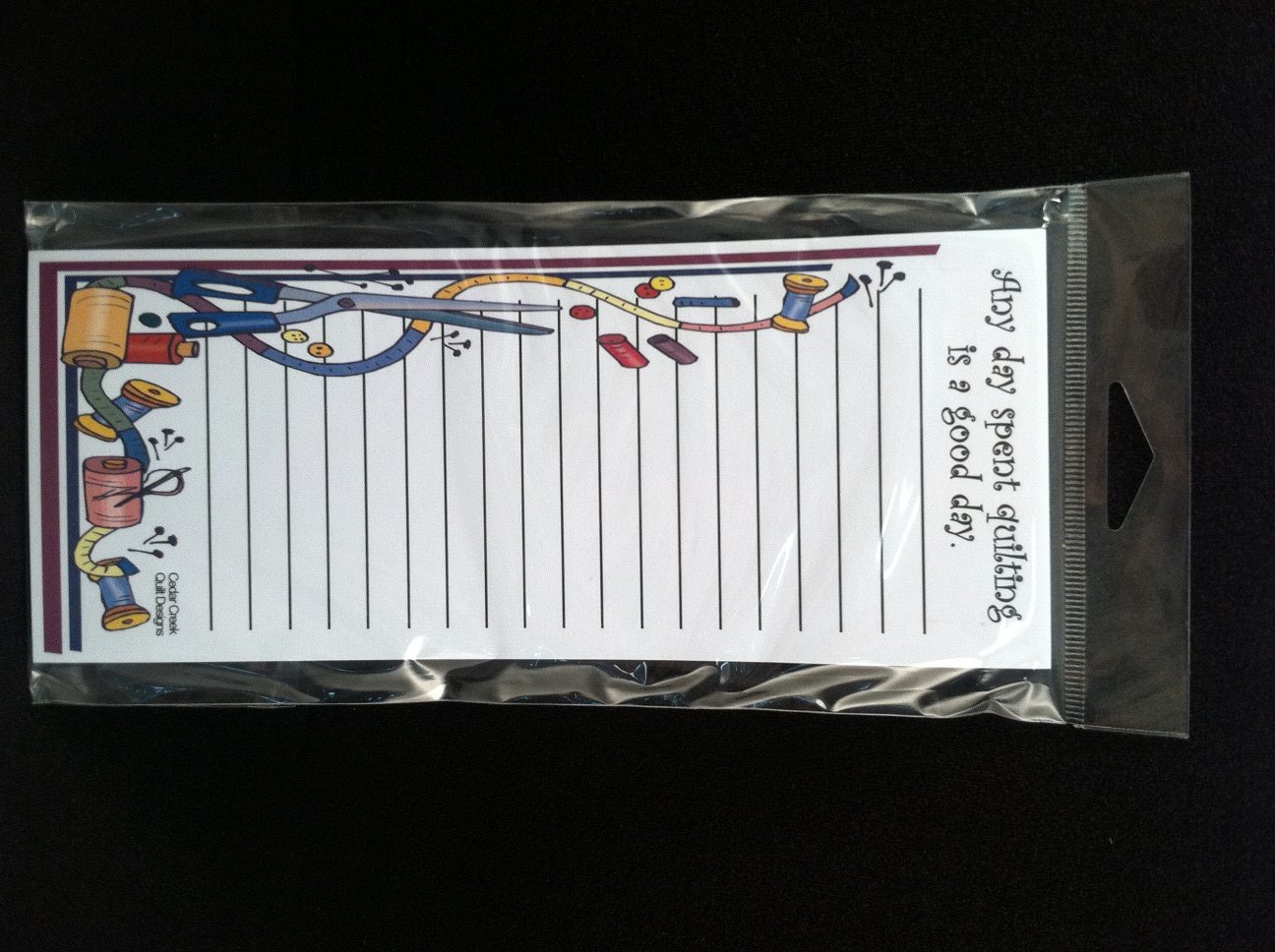 Any Day Quilt To Do Note Pad