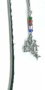 Bookmark Love Knit Charm
