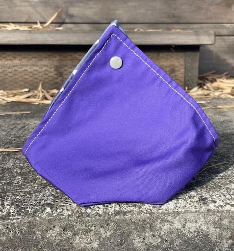 Small Snap Project Bag Purple