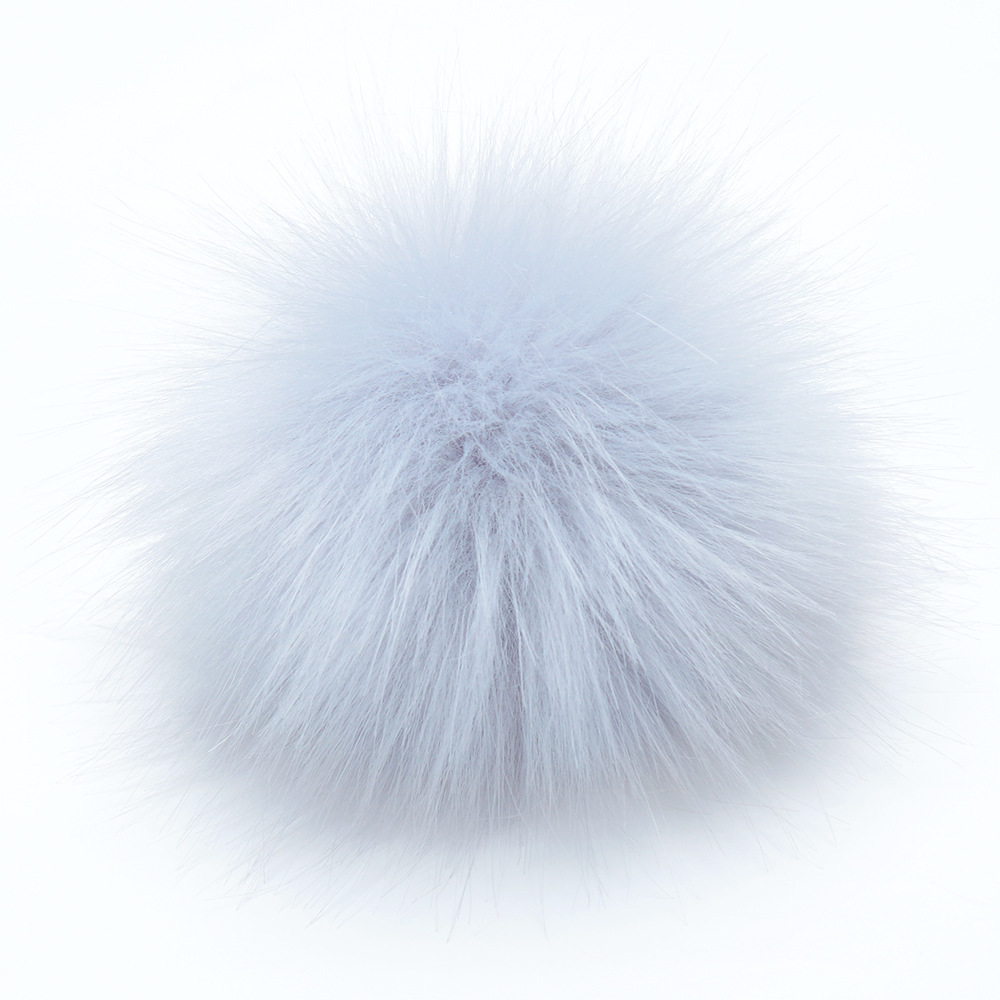 5" Jumbo Pom Pom w/snap CLOUD