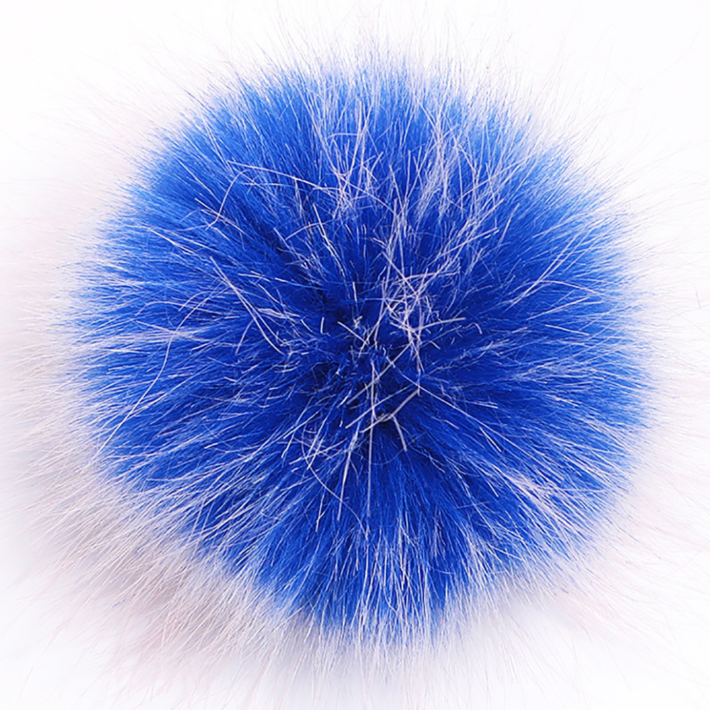 5" Jumbo Pom Pom w/snap COBALT