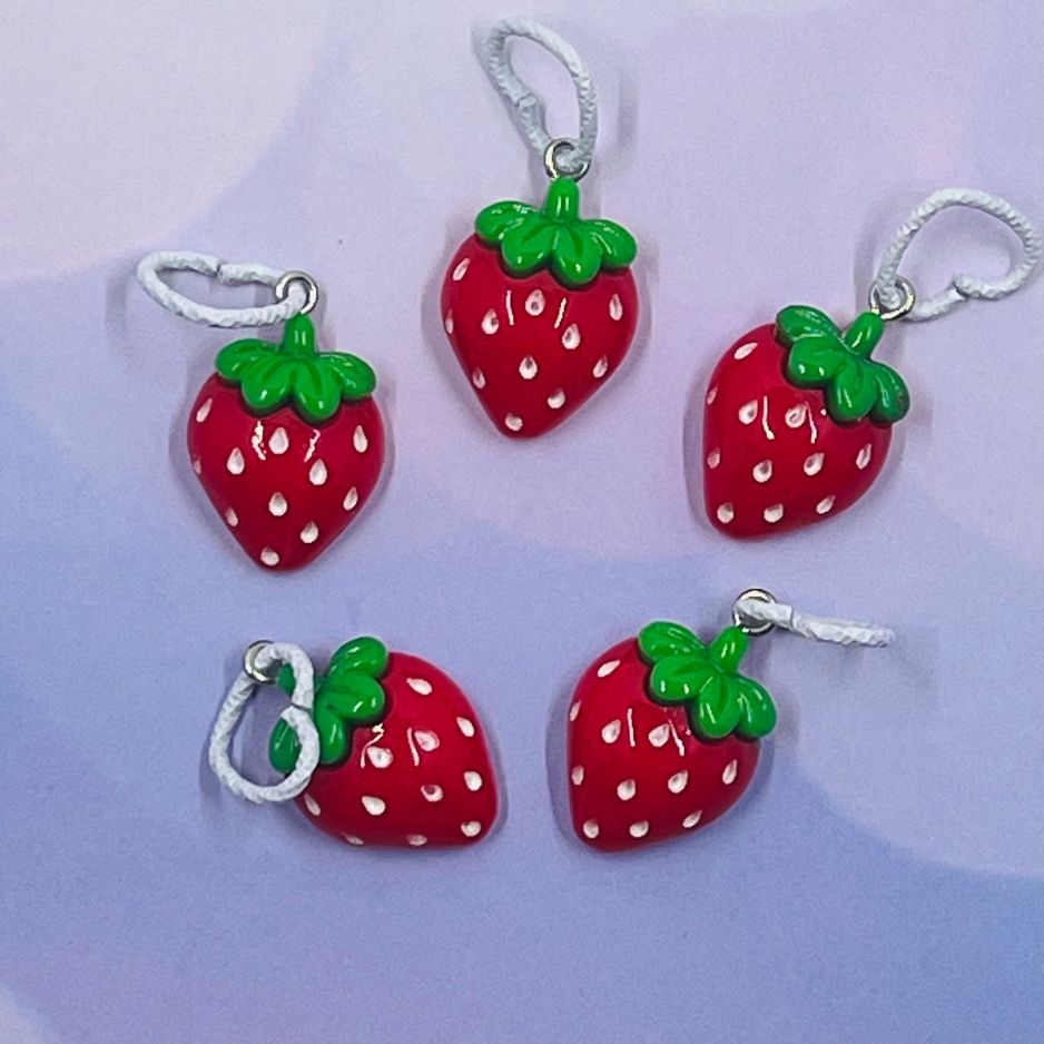 Stitch Marker Strawberries