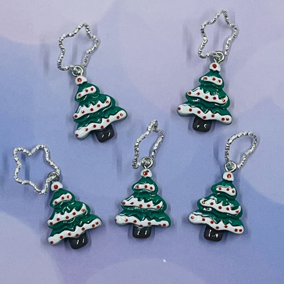 Stitch Marker Christmas Trees