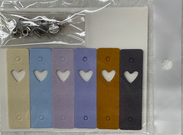 Heart Tag Leather w/stud