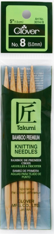 Clover 5" Double Point #8