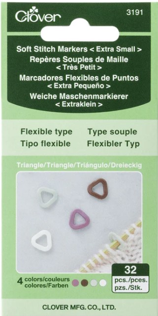 Soft Triangle Stitch Marker Extra Small