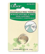 610 Clov. Adj Ring Thimble