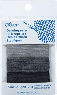 Darning Yarn Gray 7957