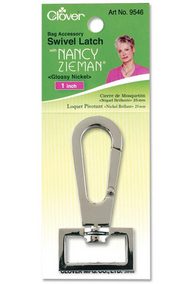 Swivel Latch 1" Glossy Nickel