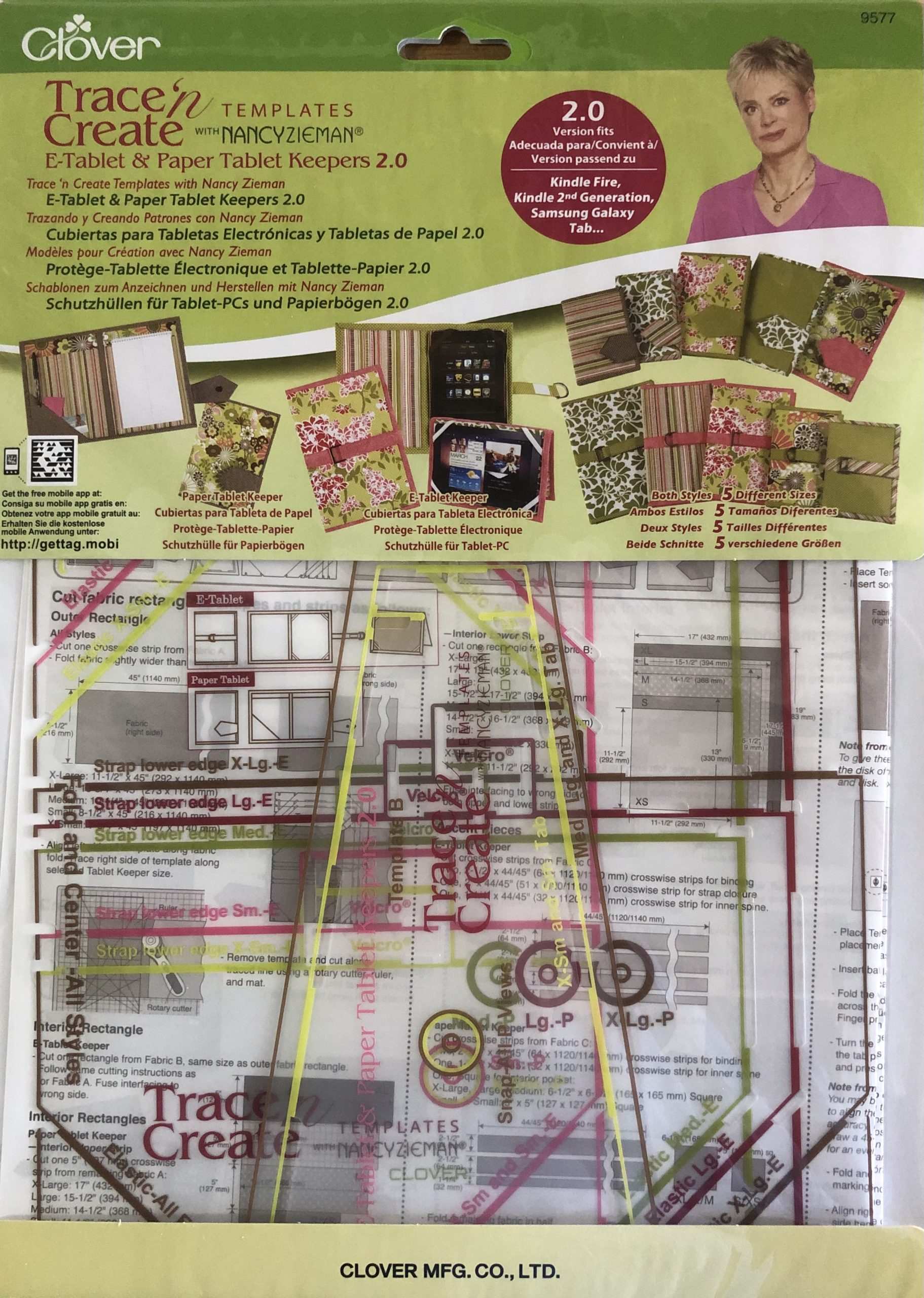 Trace 'n Create A Bag Template E-Tablet 2.0 by Nancy Zieman