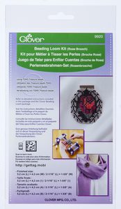 Brooch Beading Loom Kit Rose