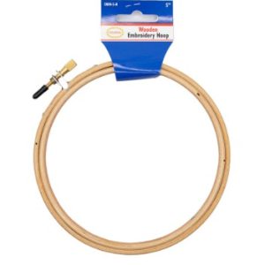 Colonial Wood Emb. Hoop 5"