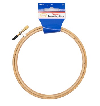 Colonial Wood Emb. Hoop 5"