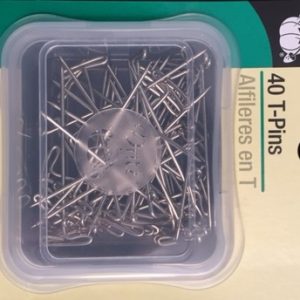 T-Pins Nickle Plated Steel 40 ct. 1.75"