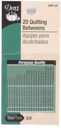 Quilt Needles Tweens #3/9