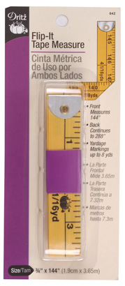 Flip-It Tape Measure 144" => 288"