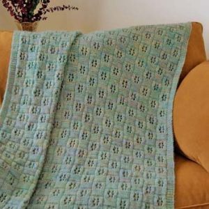 Flower Eyelet Afghan 226