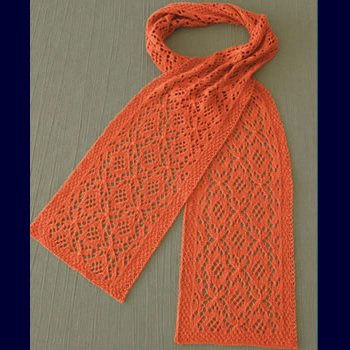 Estonian Medallion Scarf AC86