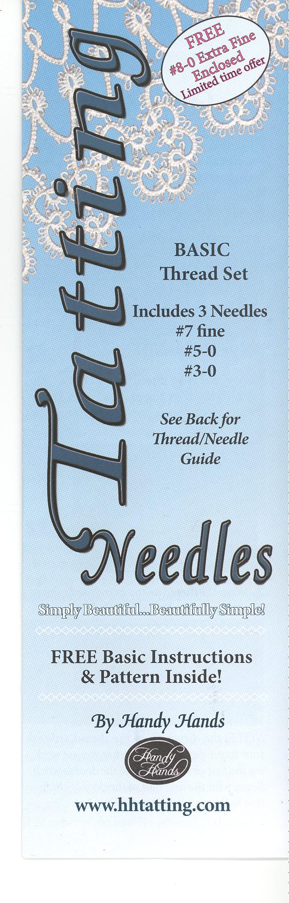 Tatting Needles Set #7/5/3/Lace