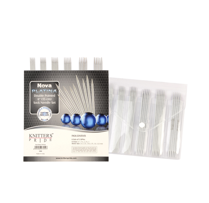 Platina 6" Double Pointed Needle Set (0-3)