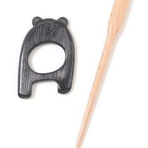 Shawl Pin Flora Lazy Bear