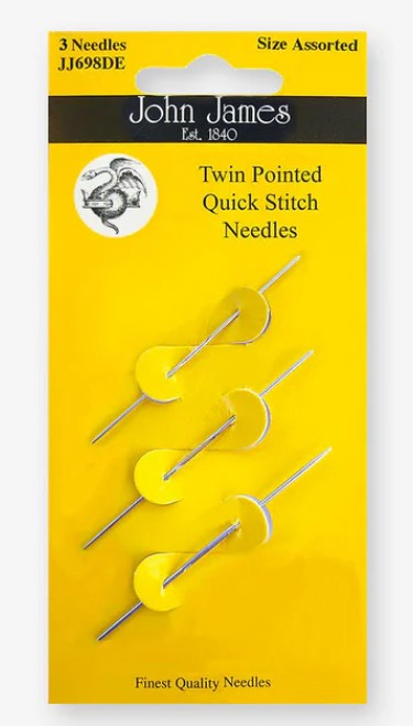 John James Twin Pointed Quick Stitch Needles #24