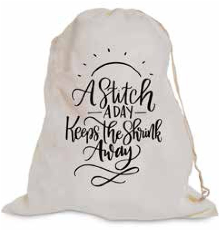 A Stitch A Day Keeps The Shrink Away Project Bag