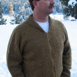 Neck Down Cardigan Men