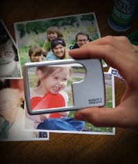 LED Wallet Magnifier Silver (Old 87012)