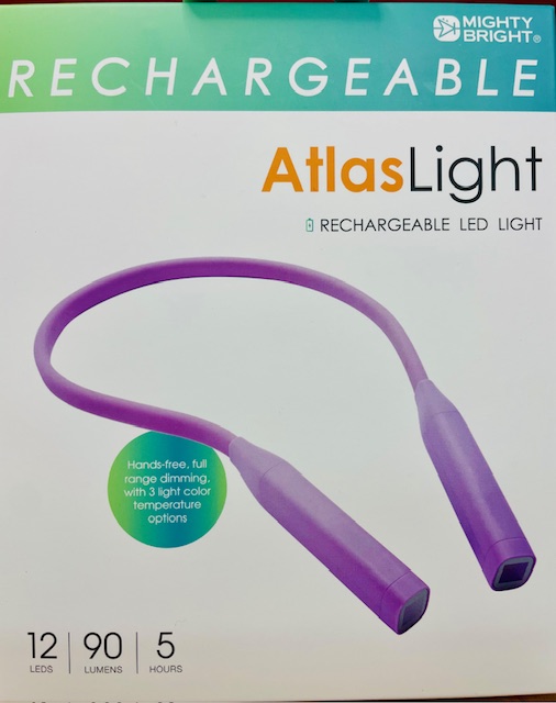 Rechargeable Atlas Light Lavender (Neck Light)
