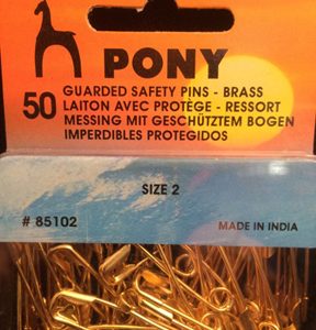 Gaurded Safety Pins 1 3/4" 50 pcs