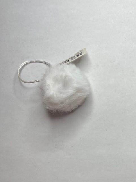 Pompom Tassel 01 White