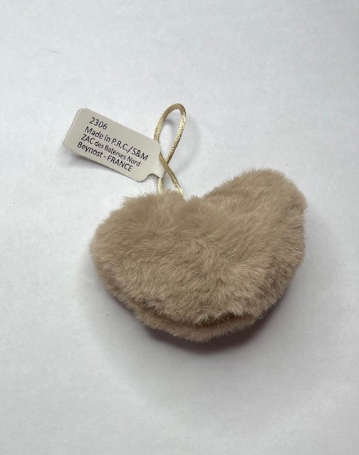 Pompom Heart 45 Khaki