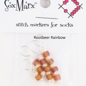 Sox Marx Sock/DP Stitch Marker Rootbeer (frost)