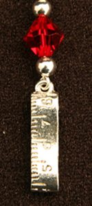 Tape Measure Scissor Charm