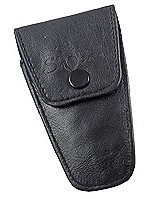 Leather Pouch with Flap & Snap