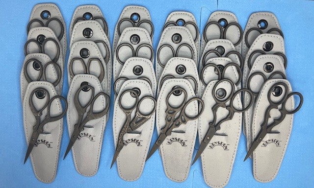 REFILL for Premium Scissor Display 24 pr Black Scissor/Grey Sheath