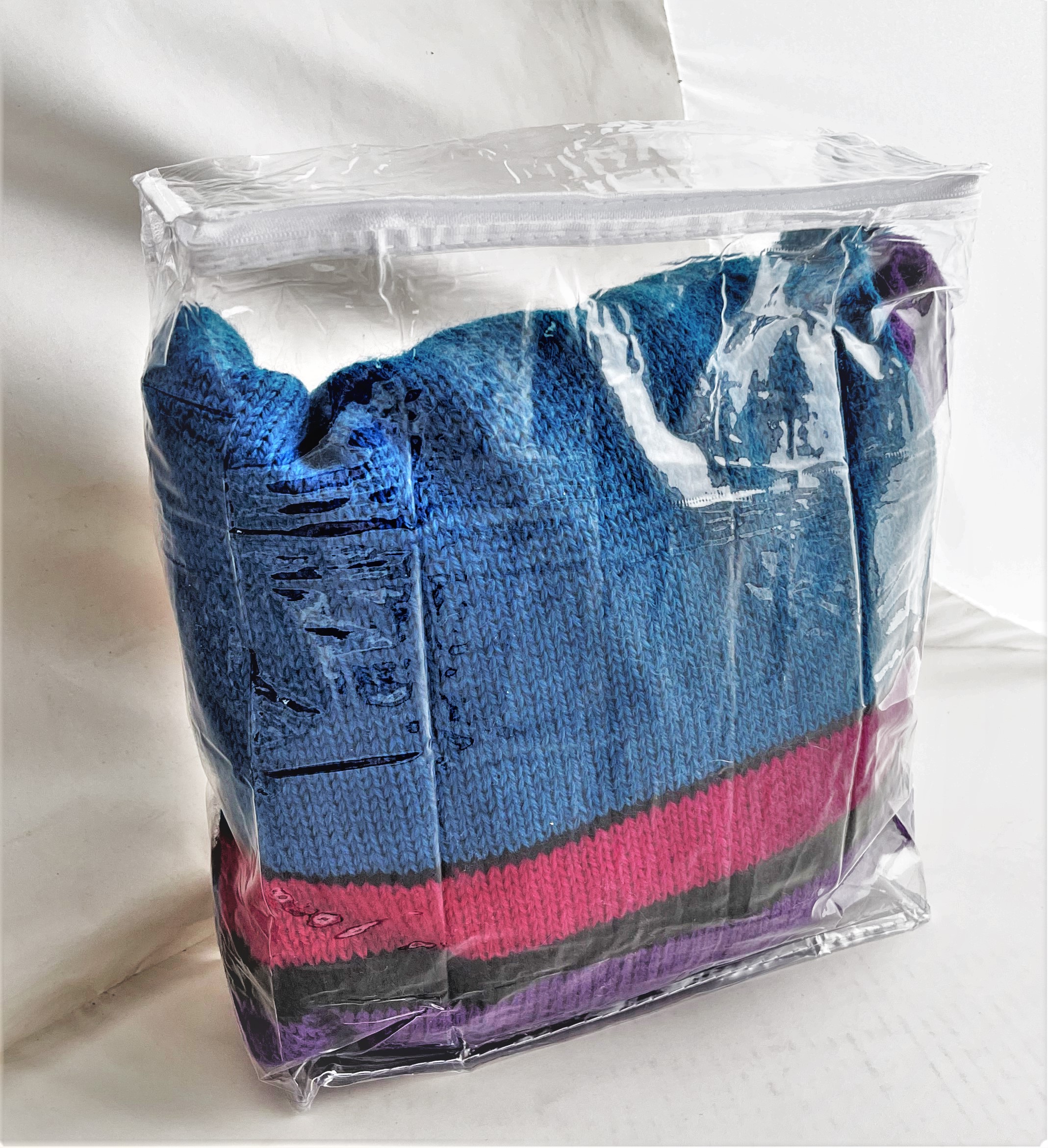 Vinyl Zippered Bag 9x11 with 4" Gusset